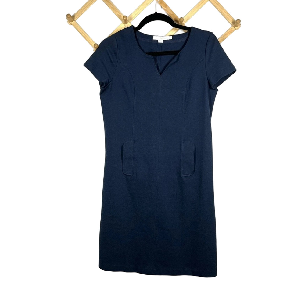 🐼Boden Classic Navy Mini Dress size US 6R GUC knee length…